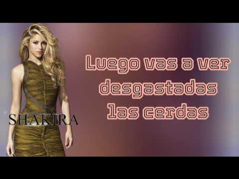 shakira si te vas lyric video fan - YouTube