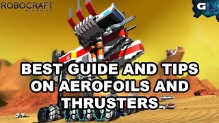 Robocraft - Best Guide and Tips on Aerofoils and Thrusters