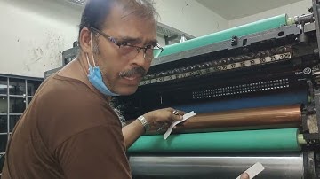 Komori sprint 428 Alisir roll settings