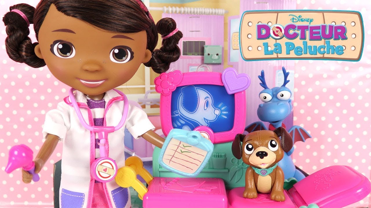 Docteur la Peluche Jouet Clinique Findo le Patient et Accessoires - YouTube
