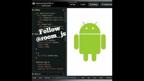 Using css draw Android logo
