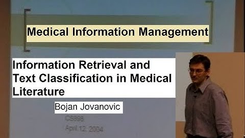 Medical Information Management: Information Retrieval and Text Classification in Medical Literature