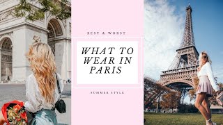 Best & Worst Things To Wear In Paris | 2021 Summer Outfits #shorts