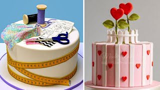 Delicious Rainbow Cake Decorating Compilation | Oddly Satisfying Cake Recipe