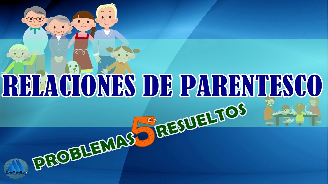Relaciones de parentesco Problemas resueltos | Relaciones familiares