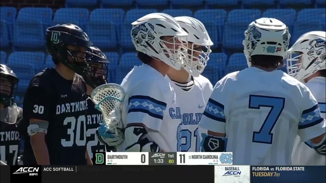 UNC vs Dartmouth Lacrosse Highlights 2023 College Lacrosse YouTube
