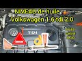 Vrifier le niveau dhuile moteur vw 16 tdi 20 tdi