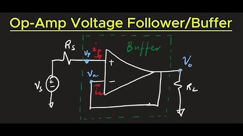 Op-Amp voltage follower/buffer - clearly explained