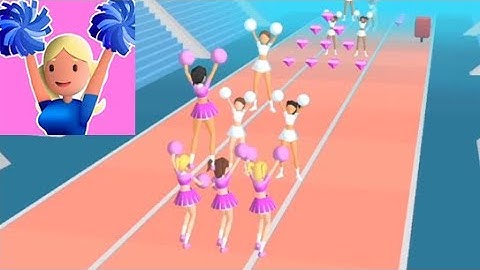 Cheerleader Run 3D - Gameplay Part 1 All Levels 1-10 (iOS, Android)
