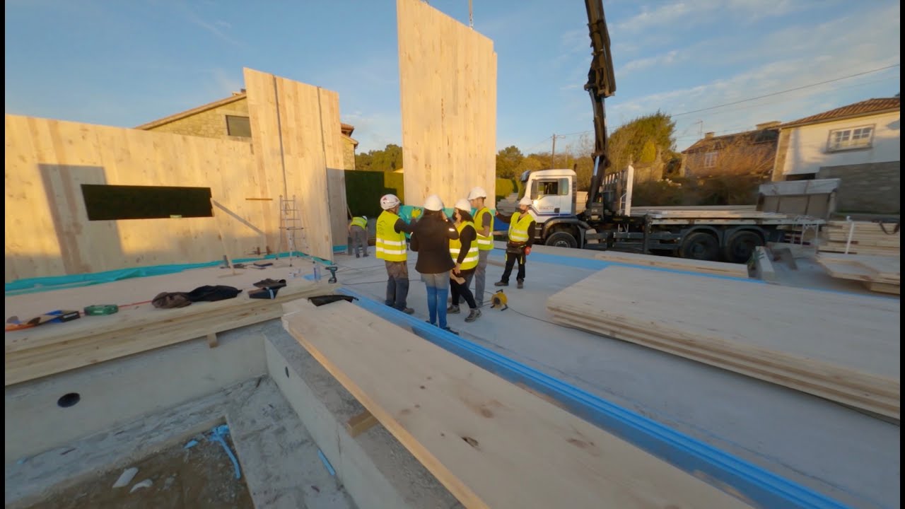 Long Term timelapse casa en Biduido Galicia - PASSIVHAUS -