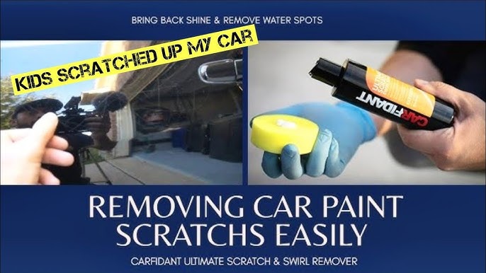 How to Remove Scratch from A Black Car? Review of Carfidant Black Car  Scratch Remover 