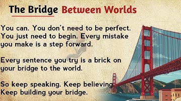 The Bridge Between Worlds: How English Changed His Life Forever" 🌏✨ learn english fluency 