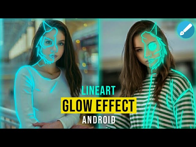Tutorial Bikin LineArt Bercahaya di Android || Lineart infinite design || pixellab class=