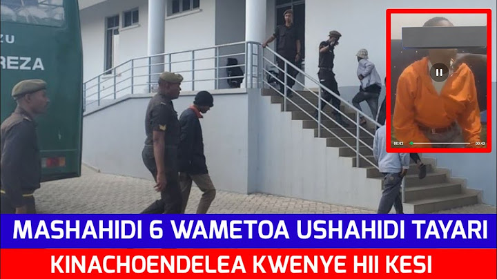 MASHAHIDI 6 WATOA USHAHIDI VIJANA WALAIOTUMWA NA AFANDE KUMBAKA NA KUMFIRA BINTI WA YOMBO