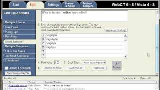 Creating Respondus Question Types