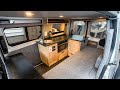 FULLY LOADED MICRO CAMPER VAN | FULL TOUR!!! (2019 Ford Transit Connect)