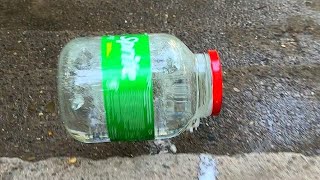 Breaking Glass Bottles🔥- Crushing Crunchy & Soft Things💥🍾🌈 screenshot 5