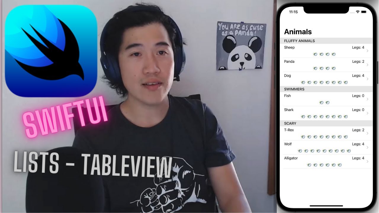 SwiftUI List TableView YouTube