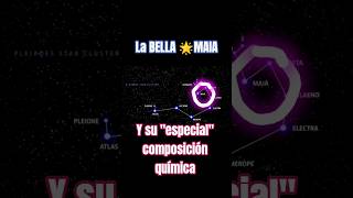 La CURIOSA y BELLA 🌟 Maia de Las Pléyades #youtubeshorts #universo #estrellas