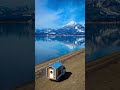 Tiny Truck House Journey in Snowy Japan #shorts