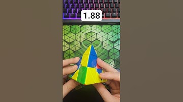 Pyraminx Solve of the Day 12/7 - 1.88 #pyraminx #rubikscube #cubing #speedcubing #puzzle #shorts