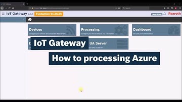 Bosch Rexroth IoT Gateway: Streaming to Microsoft Azure Cloud
