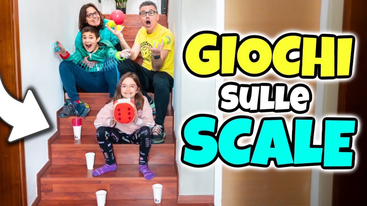 GIOCHI DIVERTENTI DA FARE SULLE SCALE: Sfida in Famiglia GBR