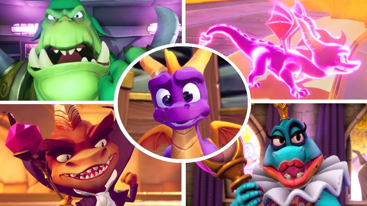spyro reignited trilogy all cutscenes spyro reignited trilogy all cutscenes