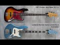 Lakland skyline darryl jones vs fender jazz bass cij with dimarzio dp123