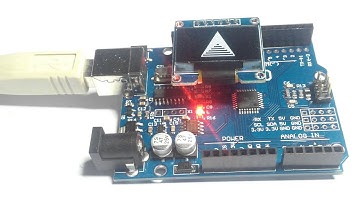 Probando el OLED 128x64 de 0.96" con Adafruit GFX