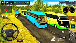 Bus Driving Game Gameplay | Bus Simulator 3D | Traffic Bus Driving Challenge Android Gameplay