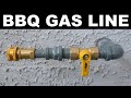 Natural Gas BBQ Grill Gas Line Install