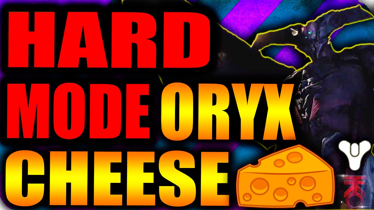 Destiny KINGS FALL: HOW TO BEAT HARD MODE ORYX!! CHEESE!!!