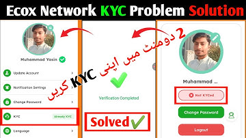 Ecox Network kyc Problem 100% Solve