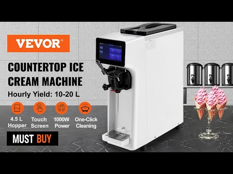 VEVOR Commercial Soft Serve Ice Cream Maker / Frozen Yogurt Machine