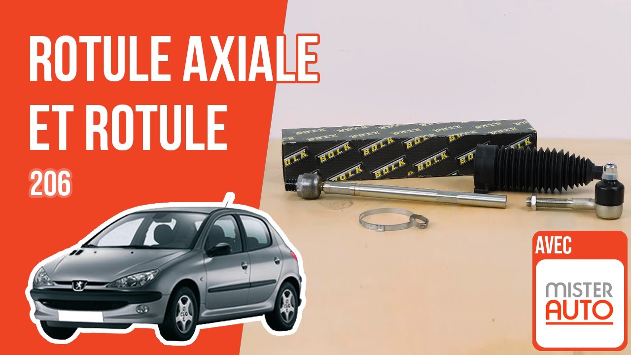 Changer la Rotule axiale et la Rotule de Direction Peugeot 206