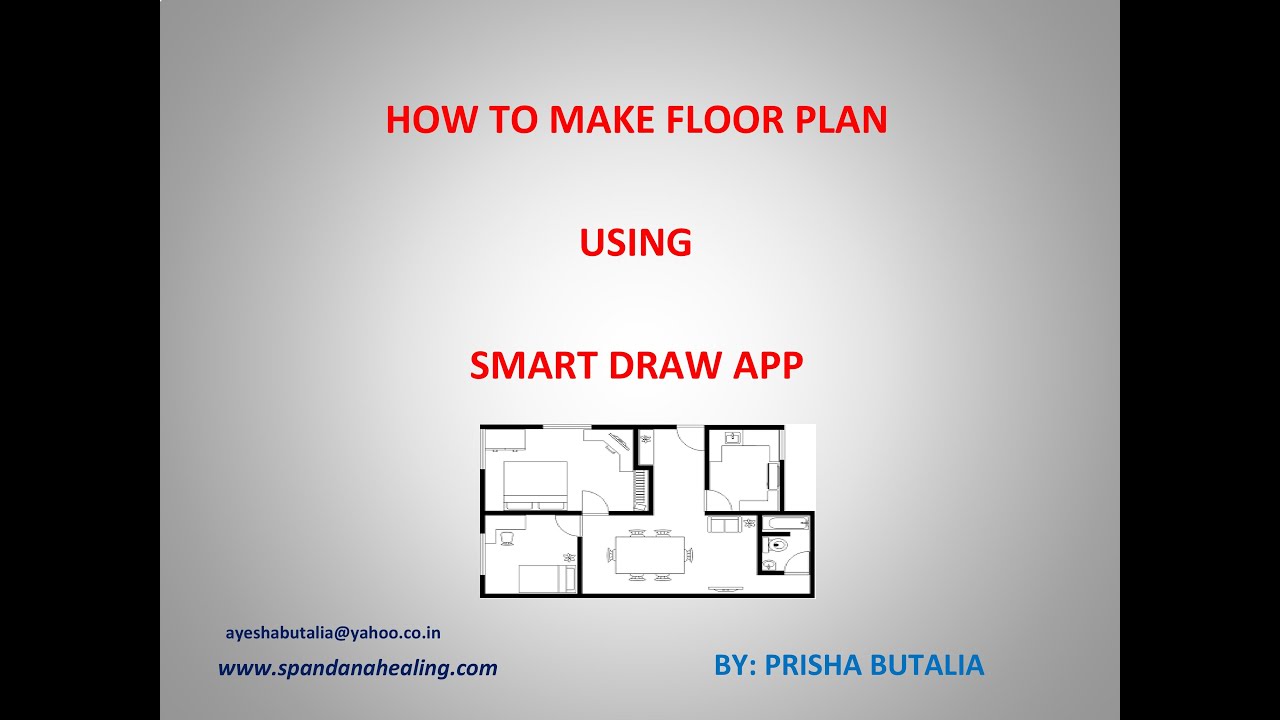 How To draw Floor Plan by Smart Draw App YouTube