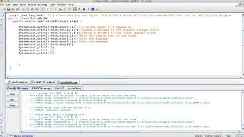 Using the Math Class in Java!