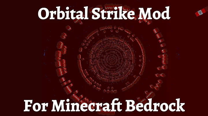 Orbital Strike Cannon Mod for Bedrock