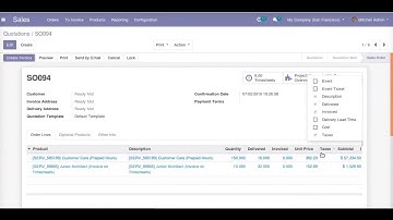 Odoo13 - Optional Field Visibility