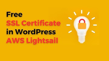 How to Install Free SSL Certificate in WordPress AWS Lightsail (Hindi/Urdu)