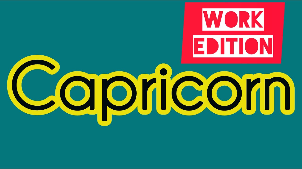 ♑️ Capricorn -✨ENERGY READING✨ - 💰WORK💰EDITION👀