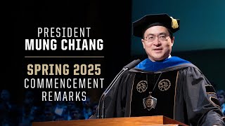 President Chiang: Spring 2025 Commencement Remarks