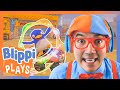 Mario Kart World Racing ! | Blippi Plays | Educational &amp; Gaming Videos for Kids