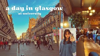 a day at university| glasgow, scotland 🍜📚🌤️
