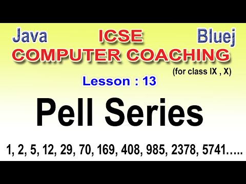 How to generate pell series in Java