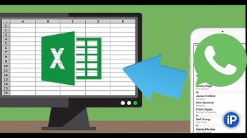 Как добавлять контакты из Excel в WhatsApp