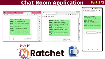 PHP Ratchet - Chat Room Application - Part 2/2