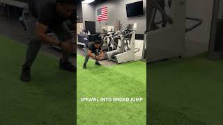 SPRAWL INTO BROAD JUMP