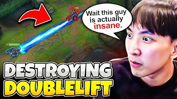 I Found Doublelift in Solo Queue and he thought I was scripting... (ZWAG VS. DOUBLELIFT)